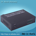 10 / 100M un seul câble de fibre optique de mode à 4 * rj45 convertisseur femelle de médias de port d&#39;Ethernet